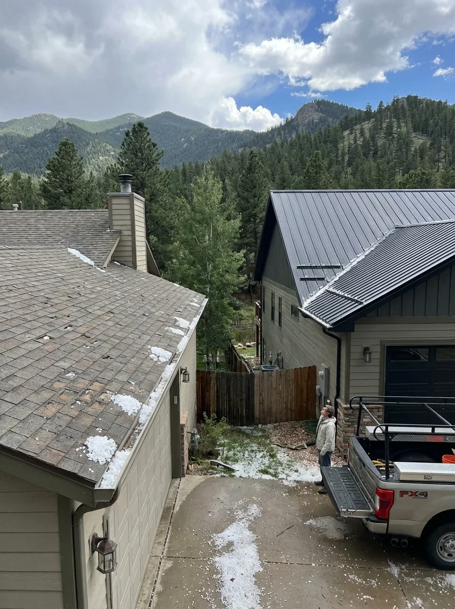 Asphalt Shingles vs Metal Roofing in Colorado