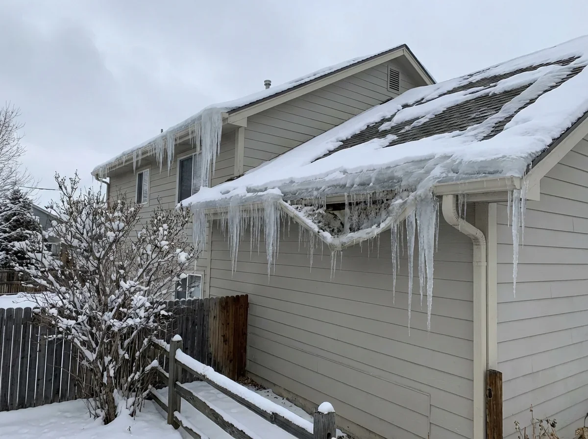 Frozen gutters lead to ice dams and costly home damage, prevent them