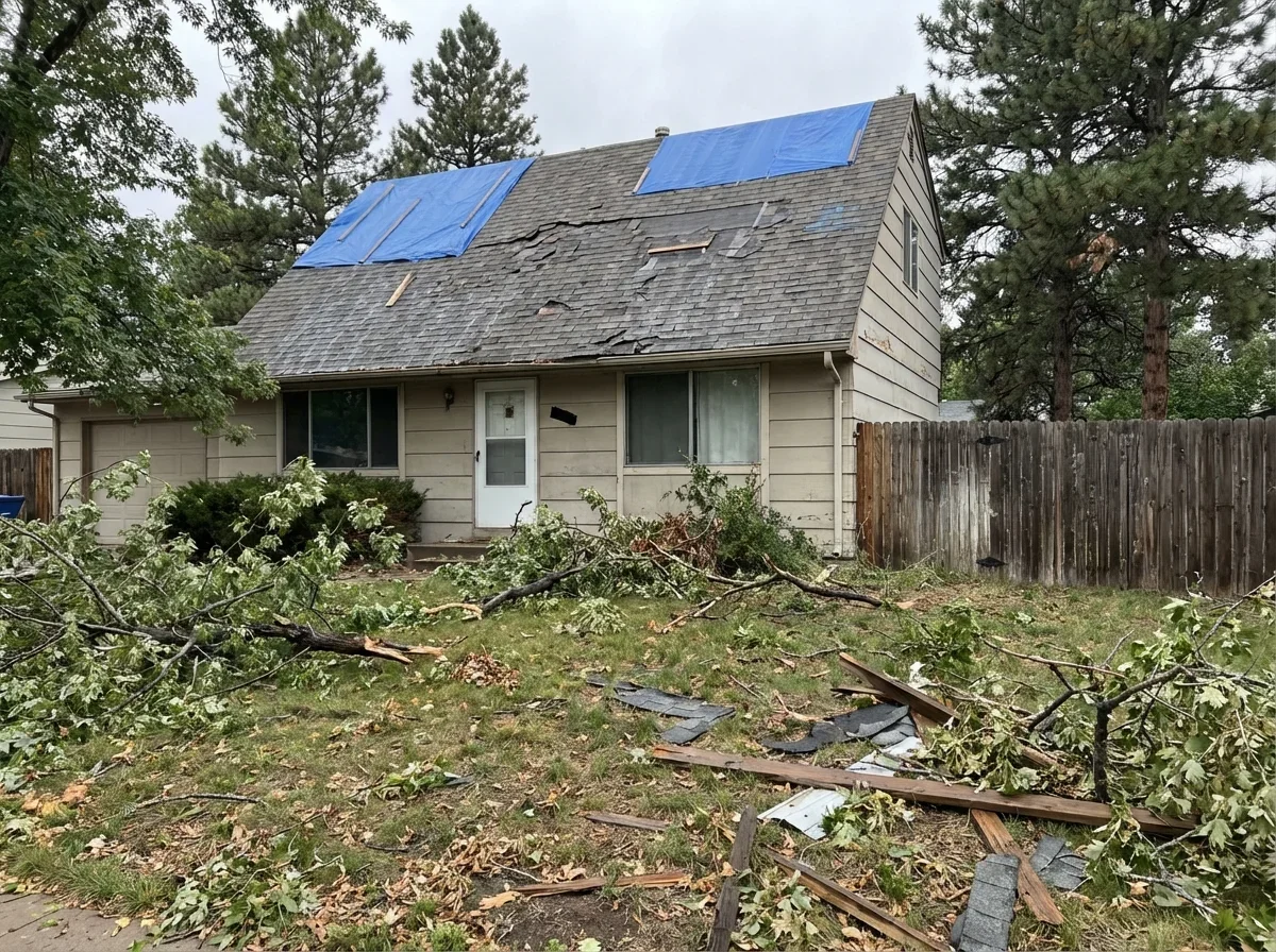 Storm damage got you down? We'll repair your roof right away